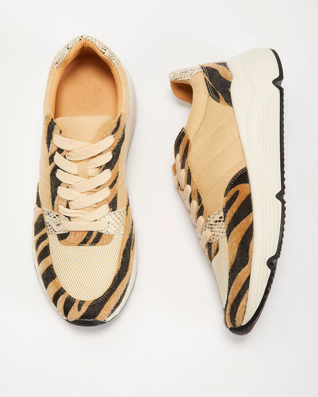 Veda Zebra Print Sneakers - Image 2
