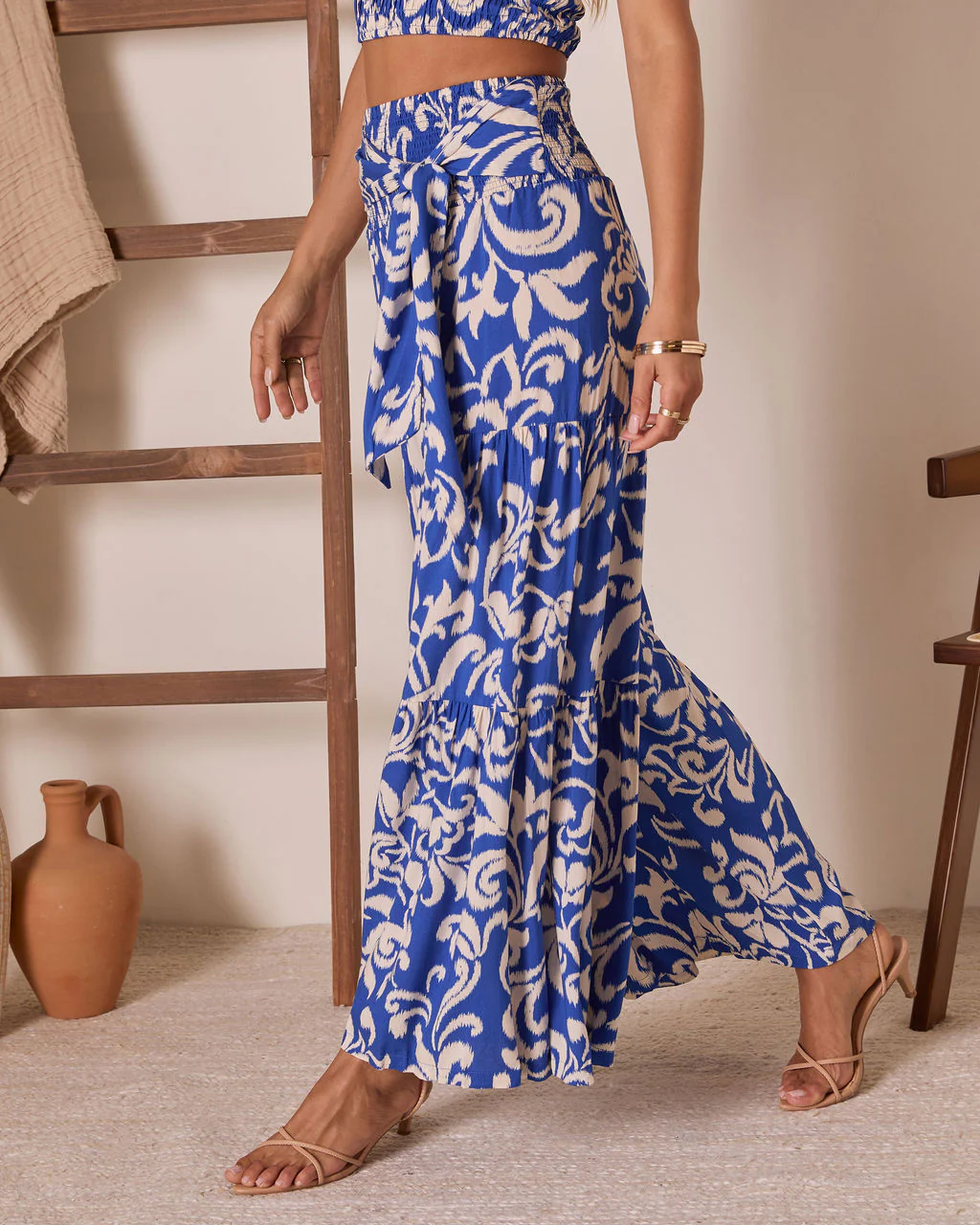Veniah Abstract Wide Leg Pants - Image 3