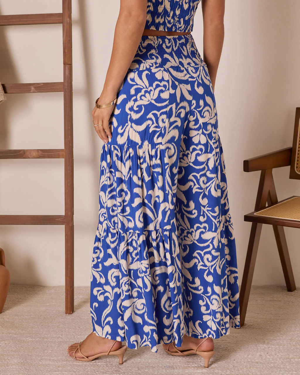 Veniah Abstract Wide Leg Pants - Image 4