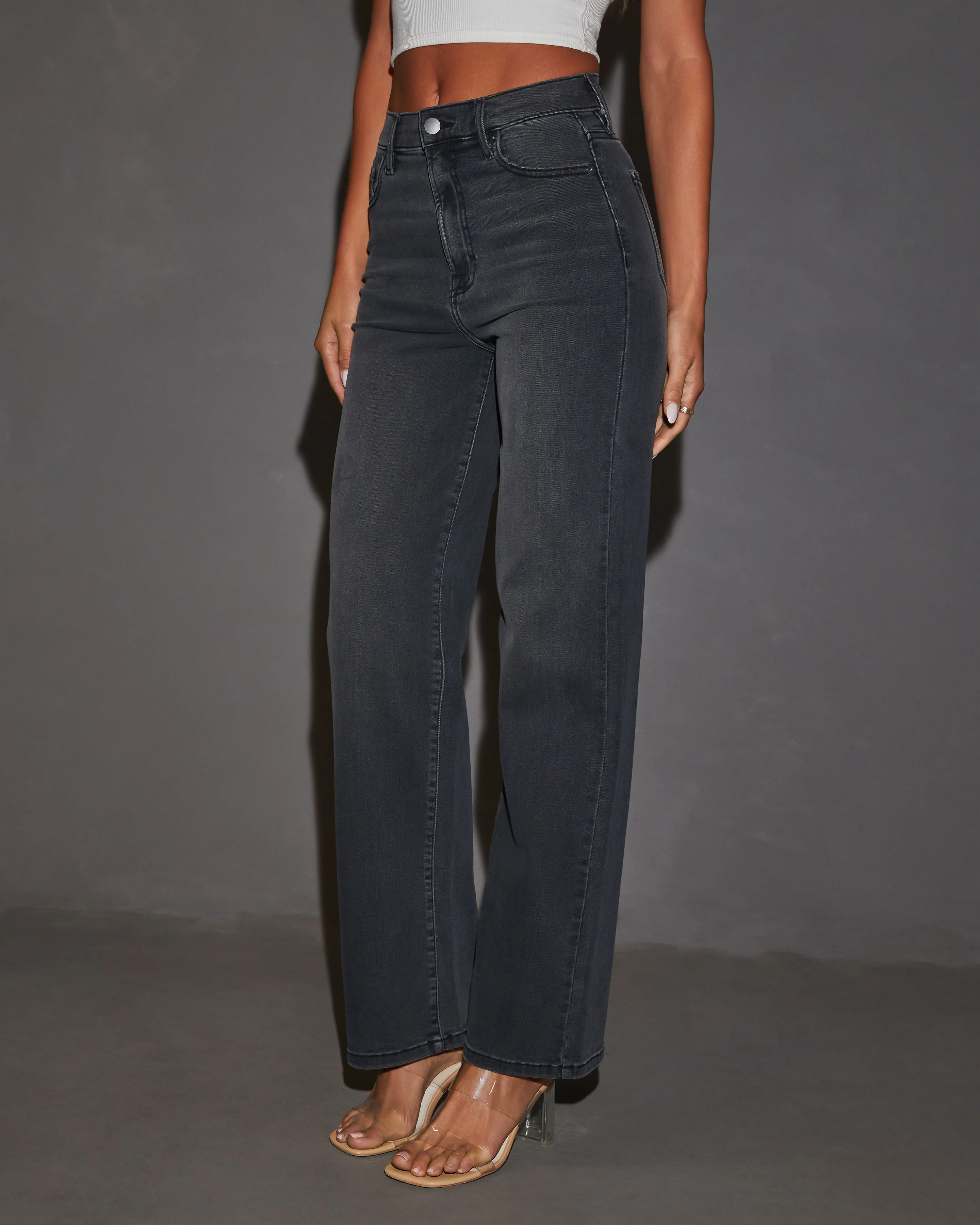VICI Icon Super Stretch High Rise Straight Color Jeans - Image 3