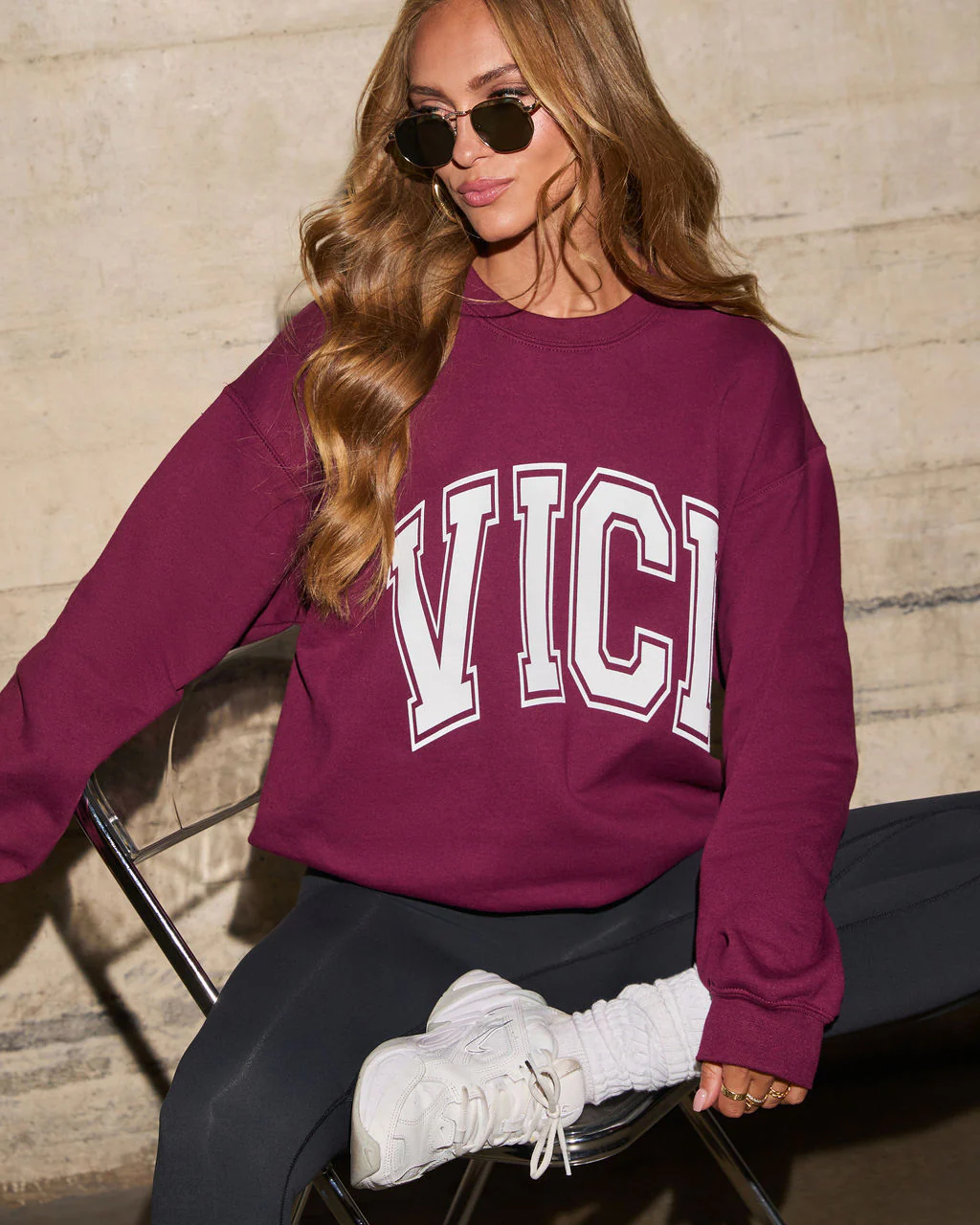 VICI Muse Oversized Graphic Sweatshirt - Image 2