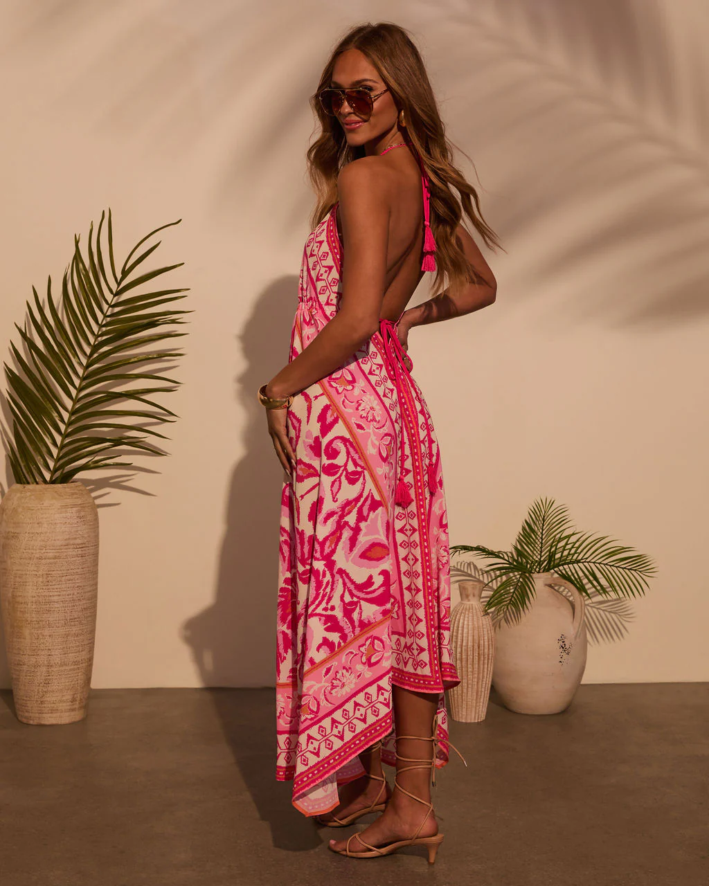 Vineyard Border Print Maxi Dress - Image 10