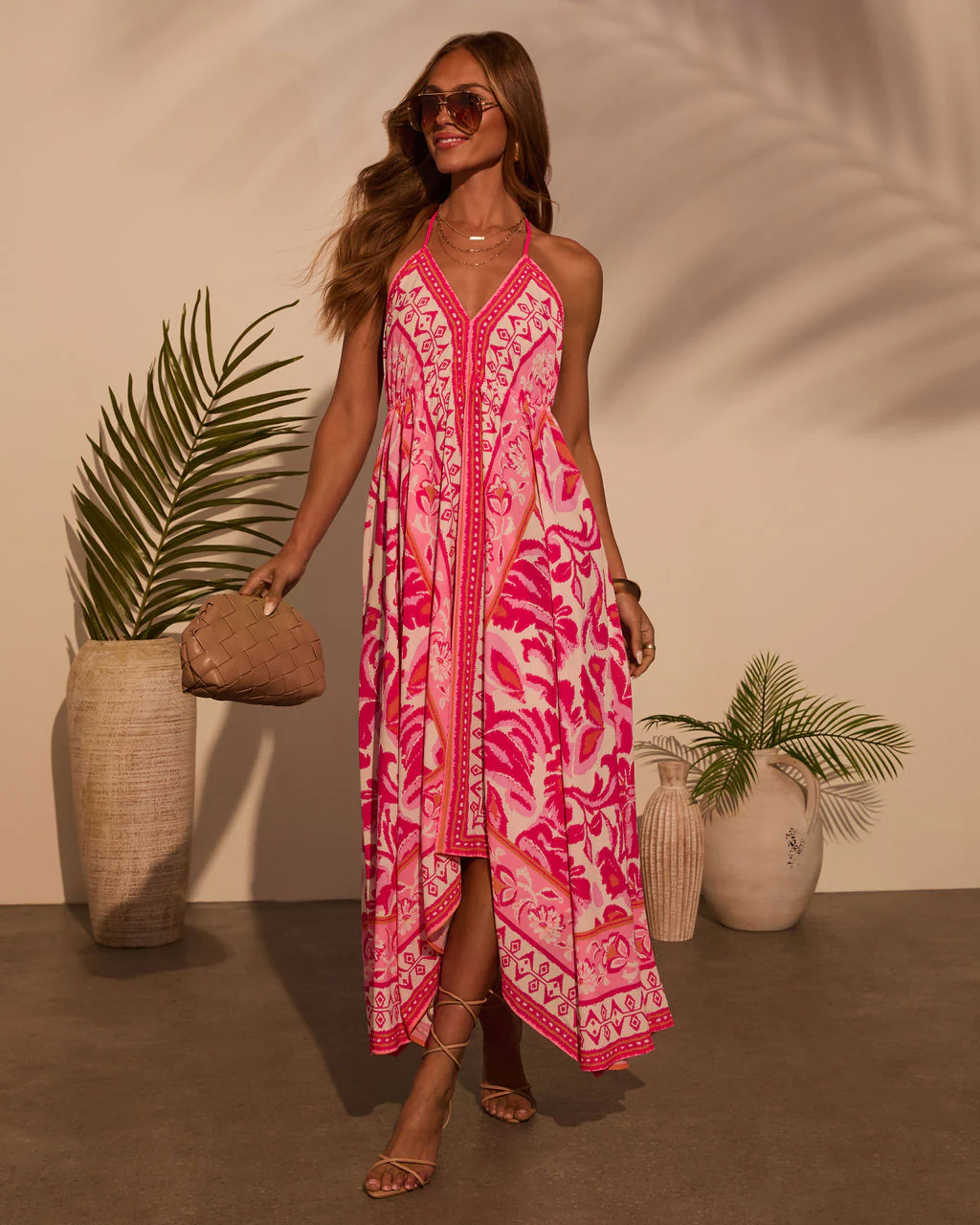 Vineyard Border Print Maxi Dress - Image 11