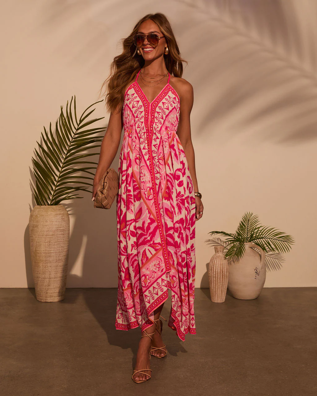 Vineyard Border Print Maxi Dress - Image 12