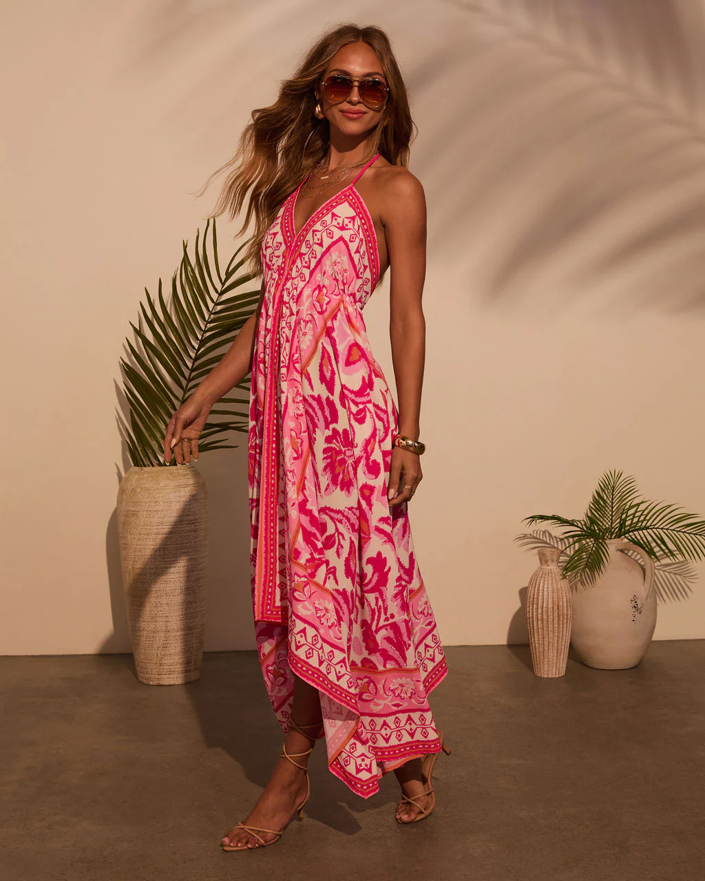 Vineyard Border Print Maxi Dress - Image 9