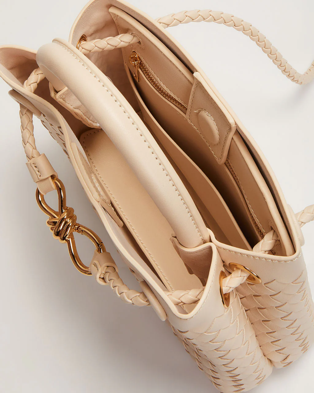 Vita Woven Bow Detail Crossbody Bag - Image 8