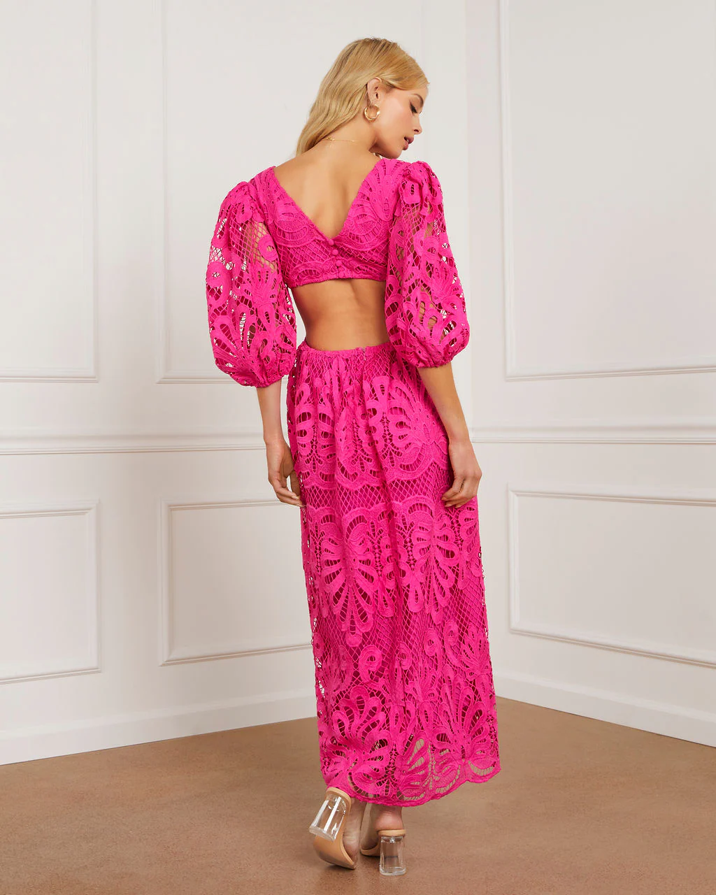 Vivianna Eyelet Maxi Dress - Image 4