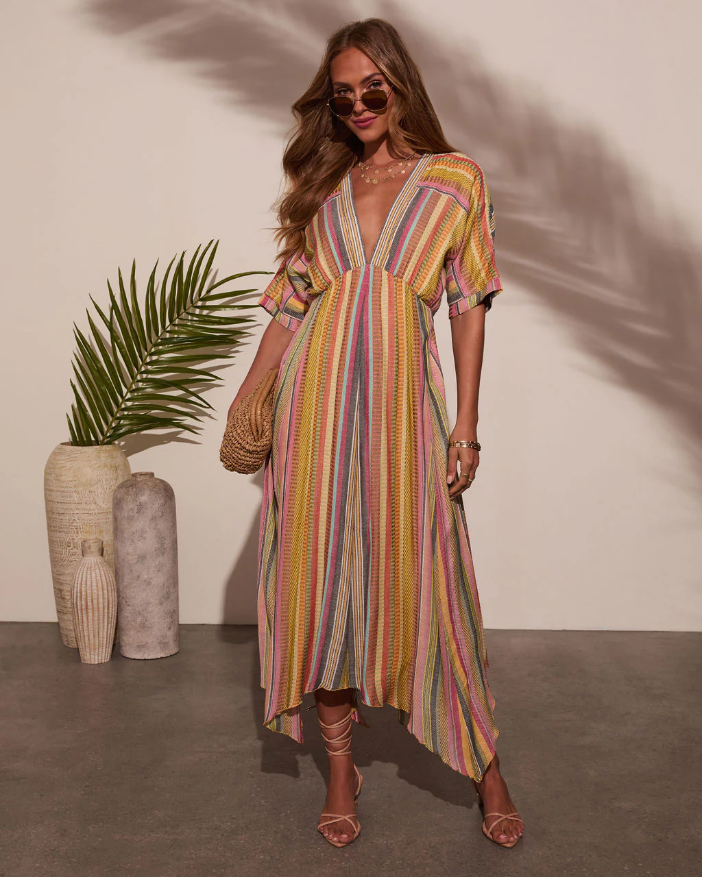 Vivica Striped Maxi Dress - Image 6