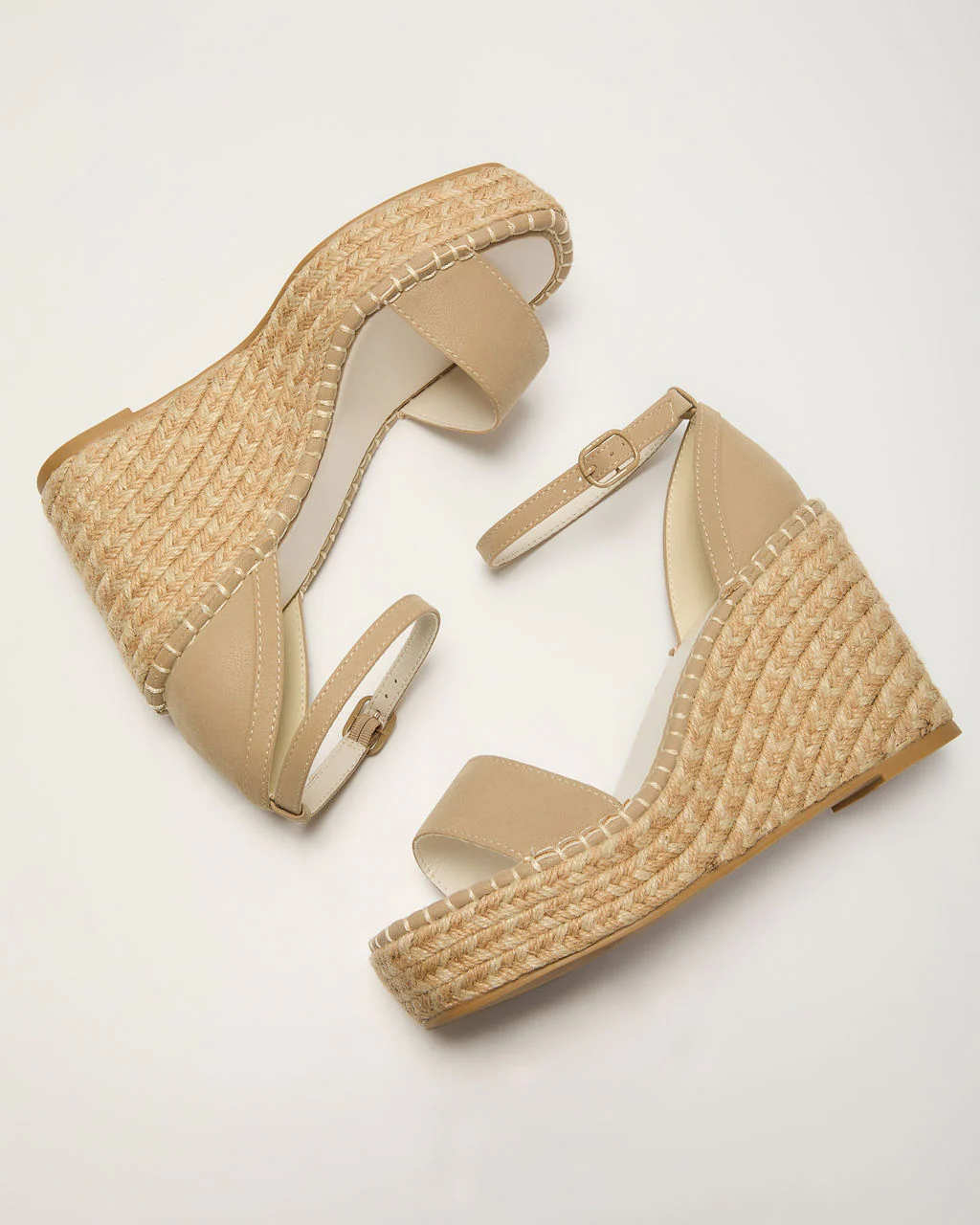 Vivvy Raffia Wedge Sandal - Image 6