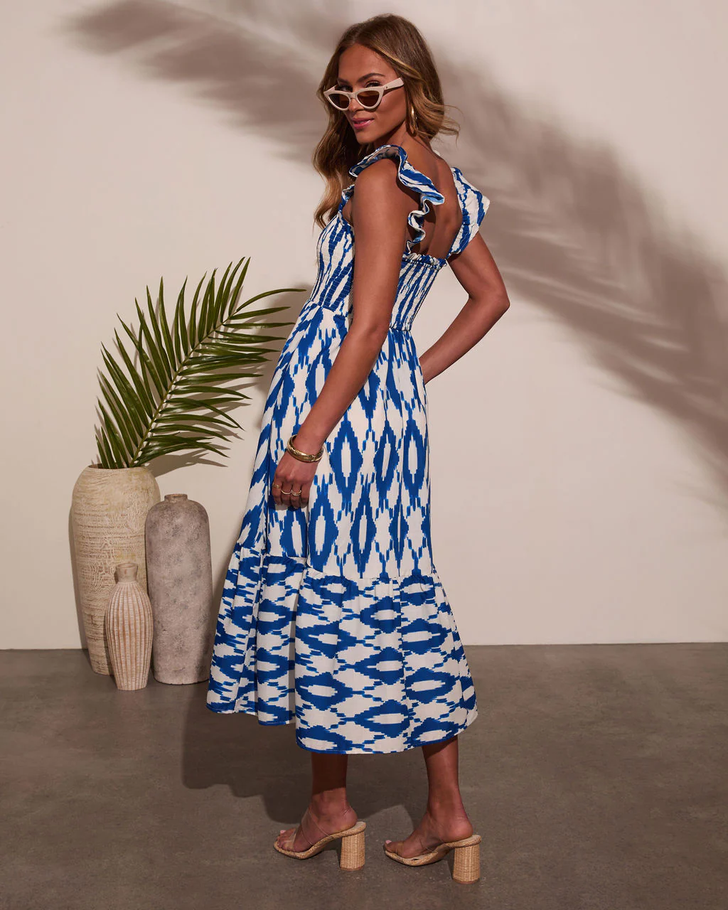 Wander Away Abstract Midi Dress - Image 4