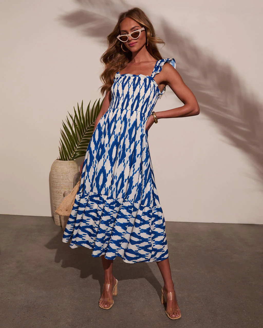 Wander Away Abstract Midi Dress - Image 5