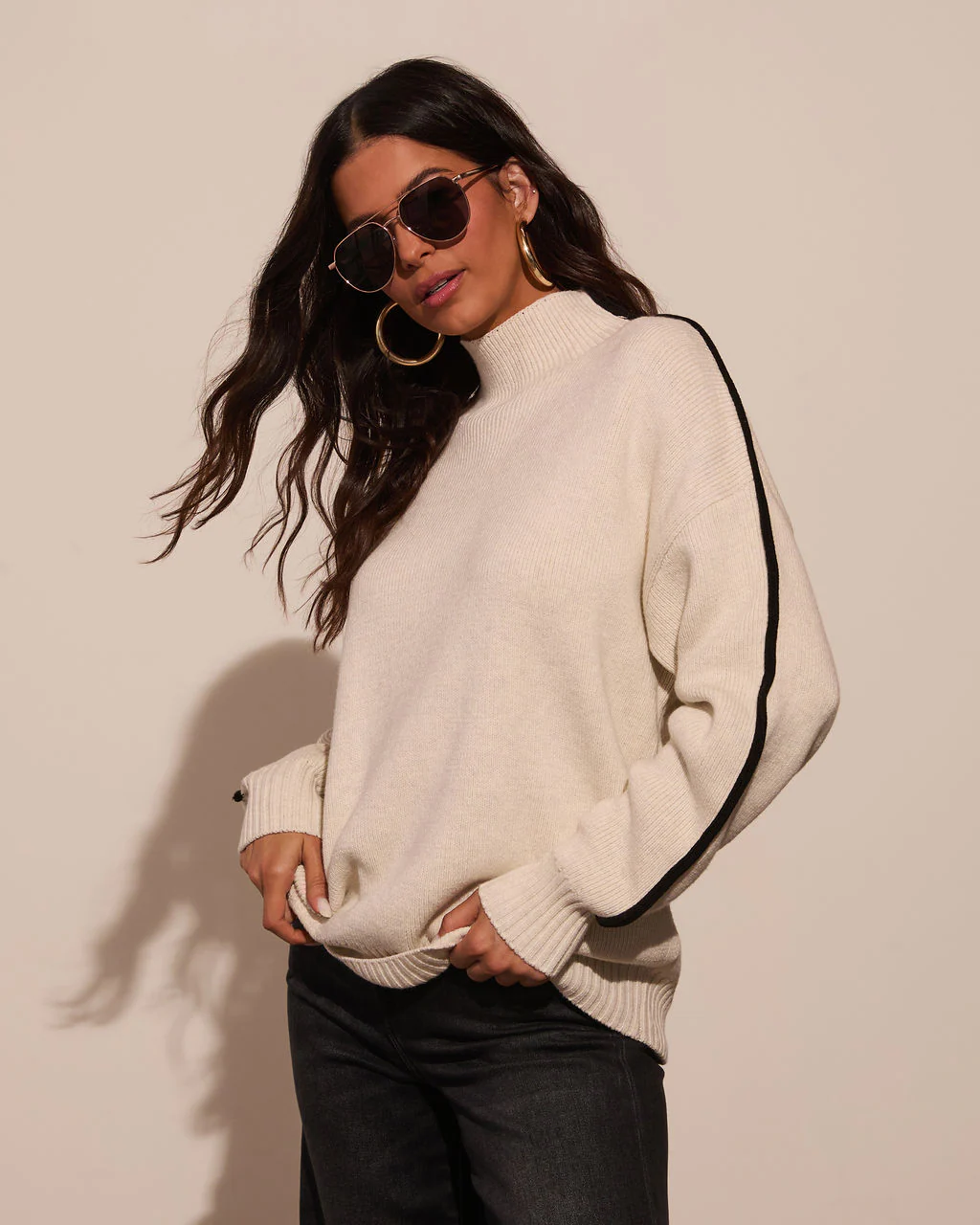 Warm Embrace Mockneck Knit Sweater - Image 9