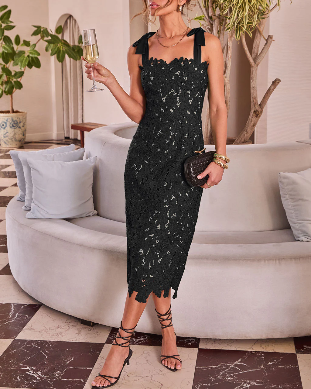 Warm Intentions Lace Midi Dress - Image 11
