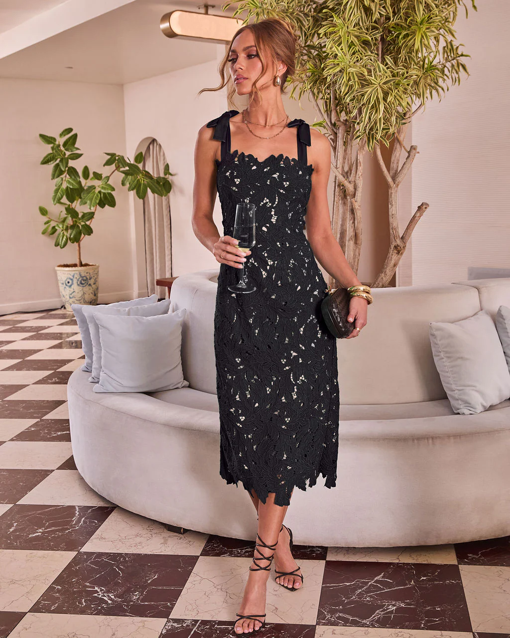 Warm Intentions Lace Midi Dress - Image 9