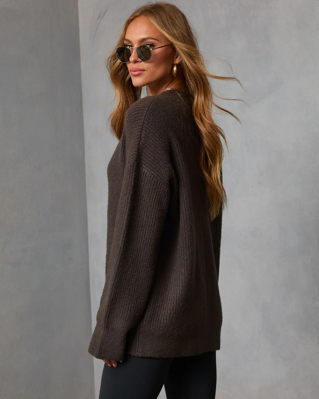 Warm Latte Oversized Cardigan - Image 10