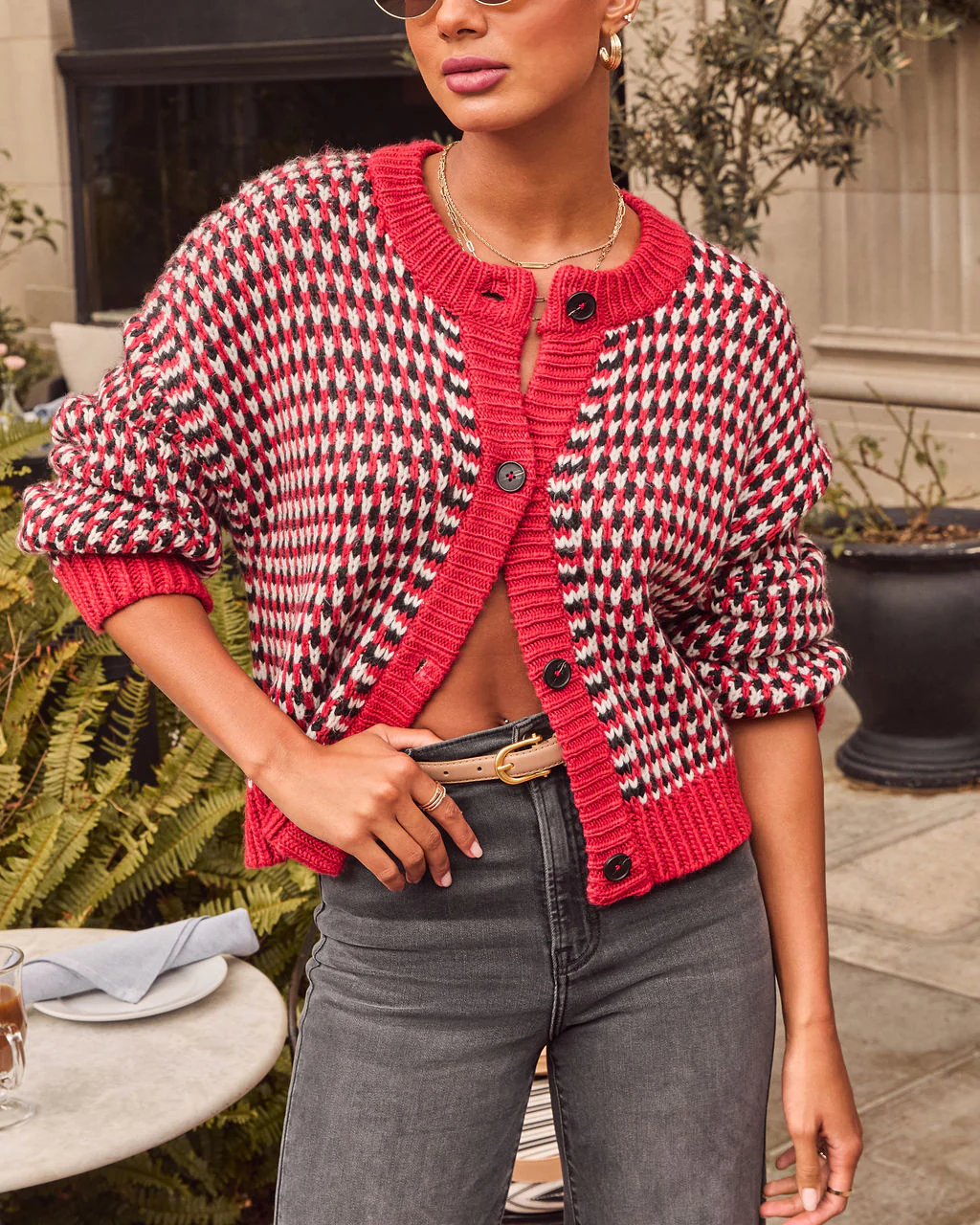 Whipped Chai Abstract Cardigan - Image 5