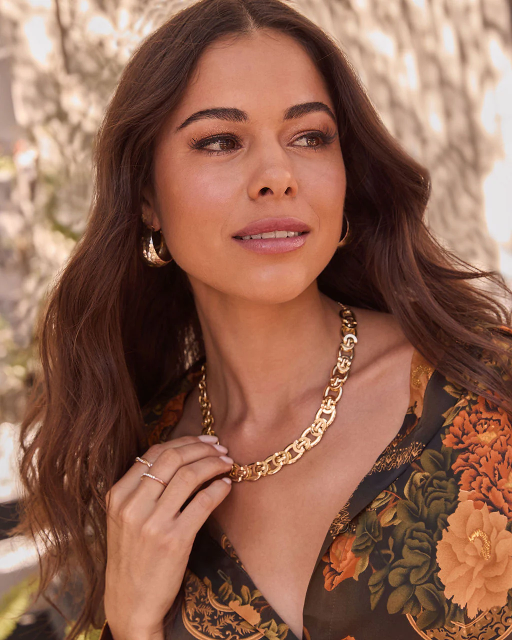 Whispered Marigold Chain Link Necklace - Image 3