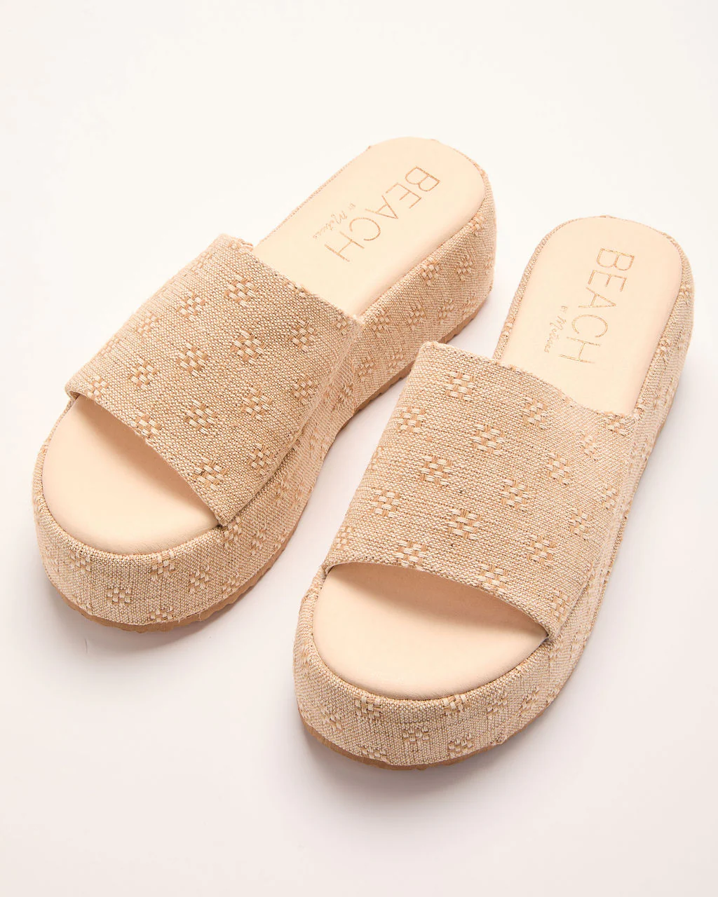 Whispered Muse Twill Platform Sandal - Image 2
