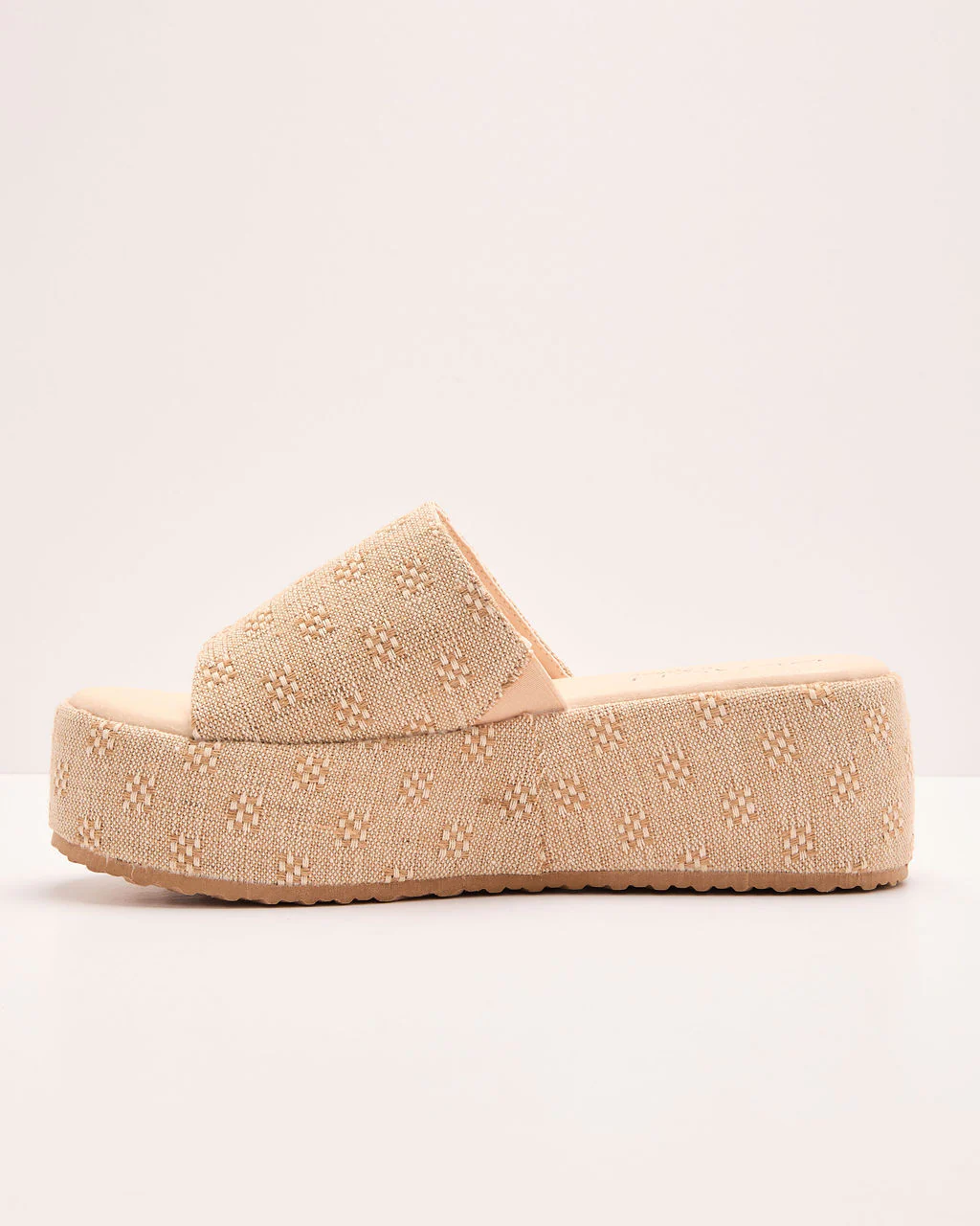 Whispered Muse Twill Platform Sandal - Image 3