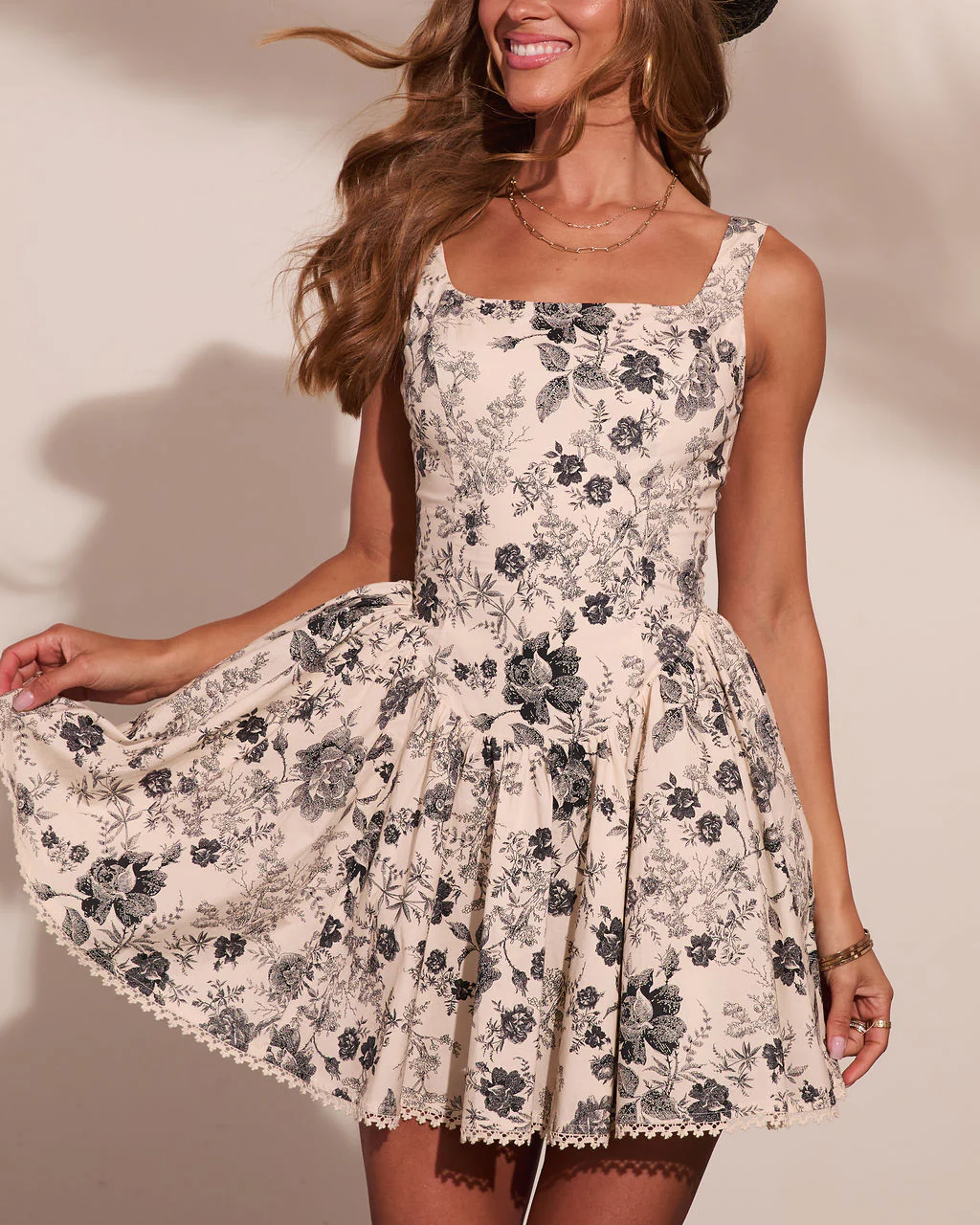 Wild Daisy Floral Mini Dress - Image 5