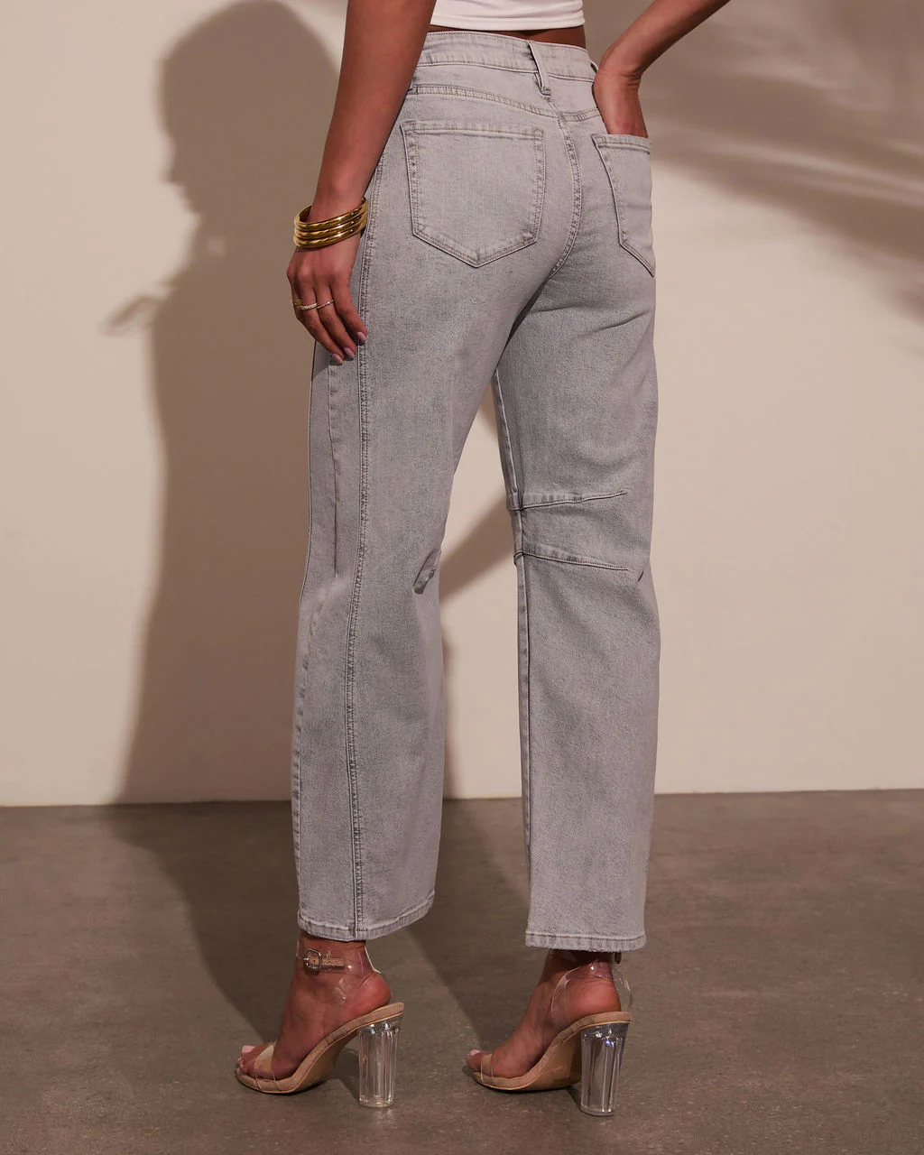 Wild Honey Stretch High Rise Barrel Jeans - Image 10