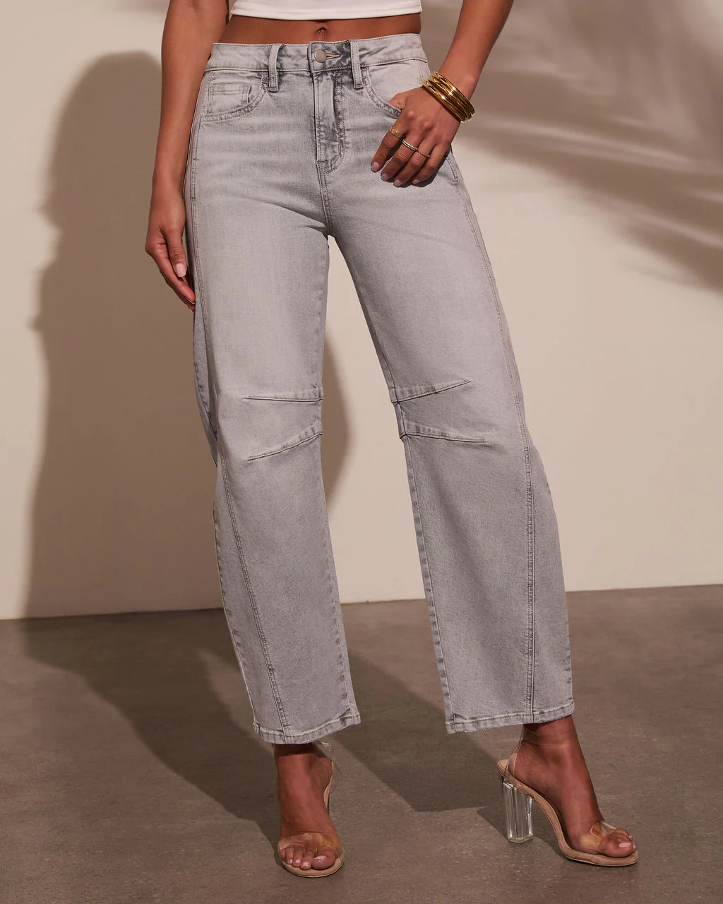 Wild Honey Stretch High Rise Barrel Jeans - Image 11