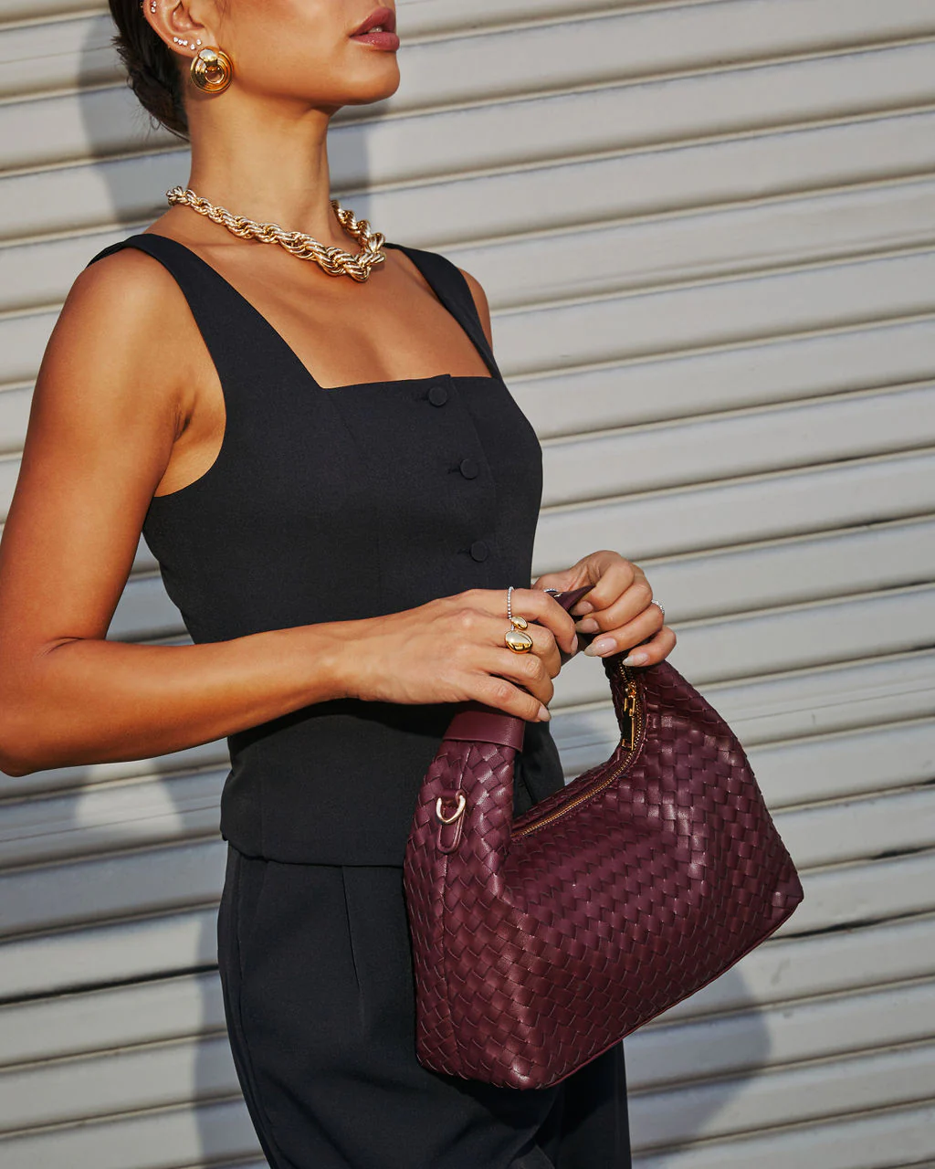Wilder Woven Top Handle Bag - Image 14