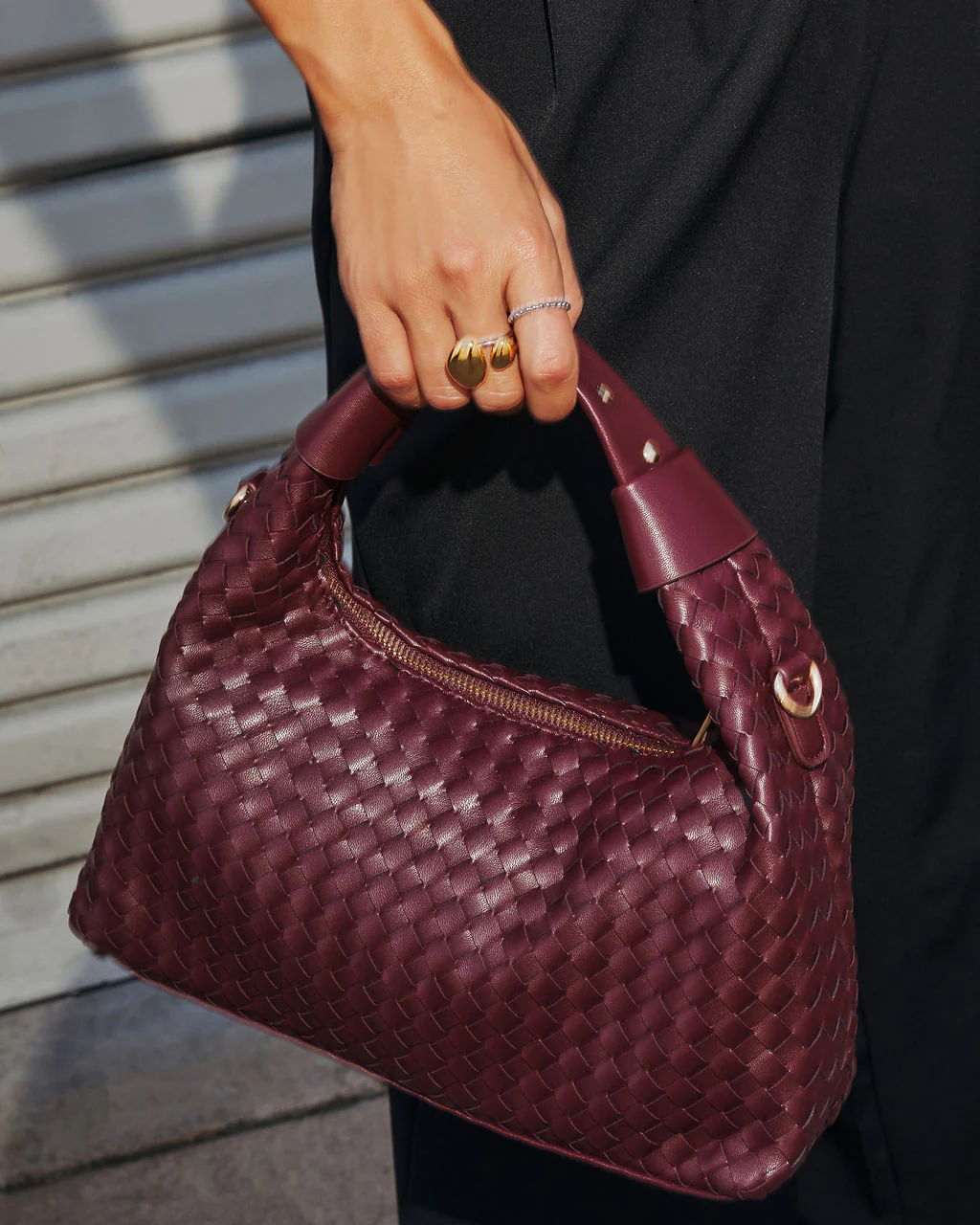 Wilder Woven Top Handle Bag - Image 9