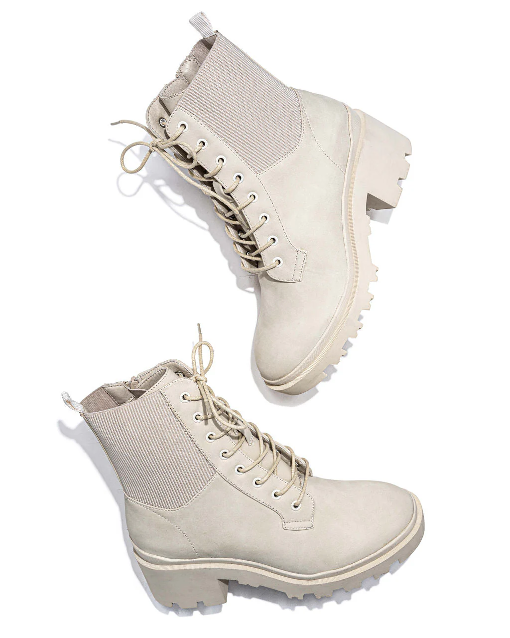 Willa Heeled Lace Up Boot - Image 5