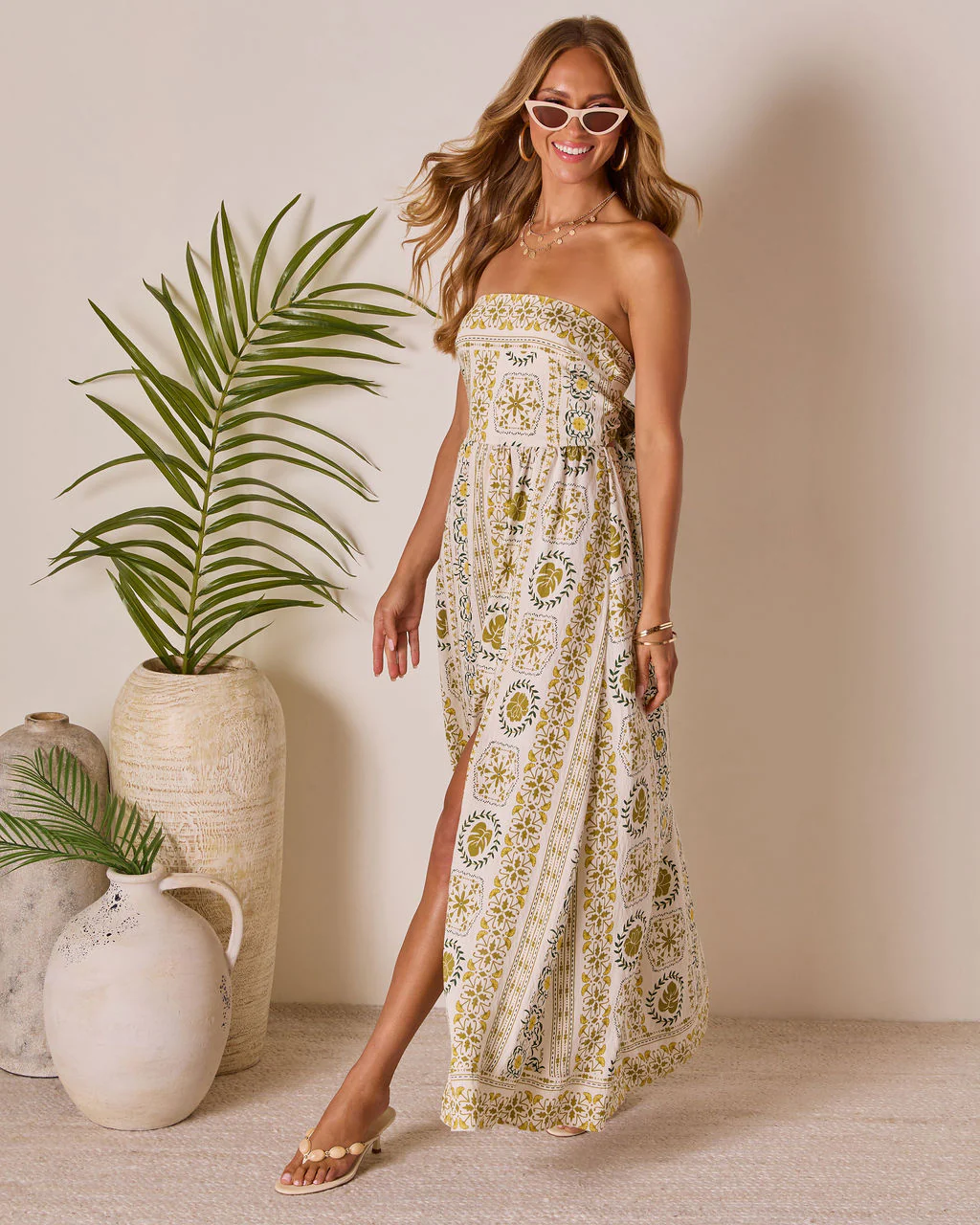 Willow Daze Strapless Maxi Dress - Image 3