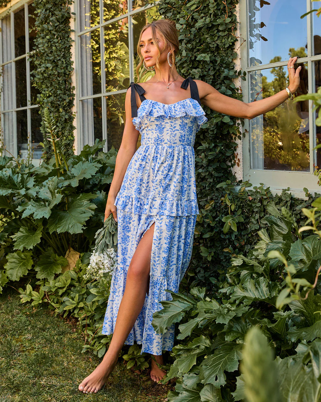Willow Wisp Tiered Floral Maxi Dress - Image 6