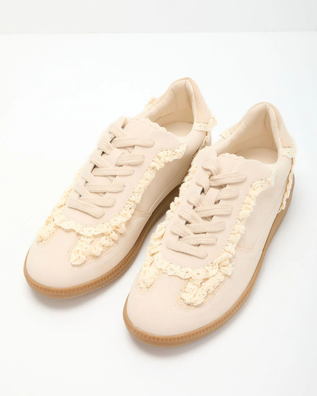 Winslet Lace And Pearl Charm Sneakers - Image 2