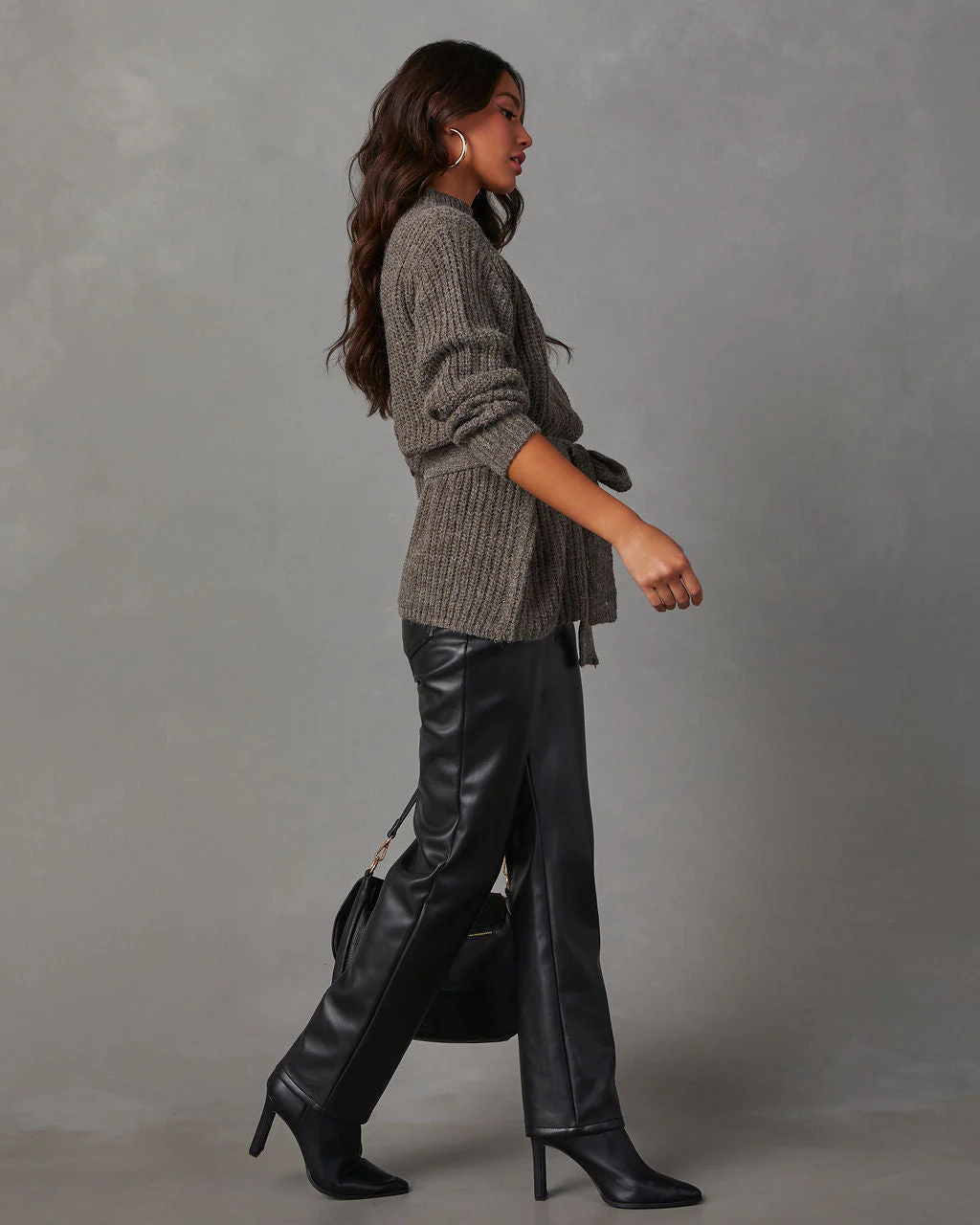 Wixson Belted Mock Neck Sweater - Image 13