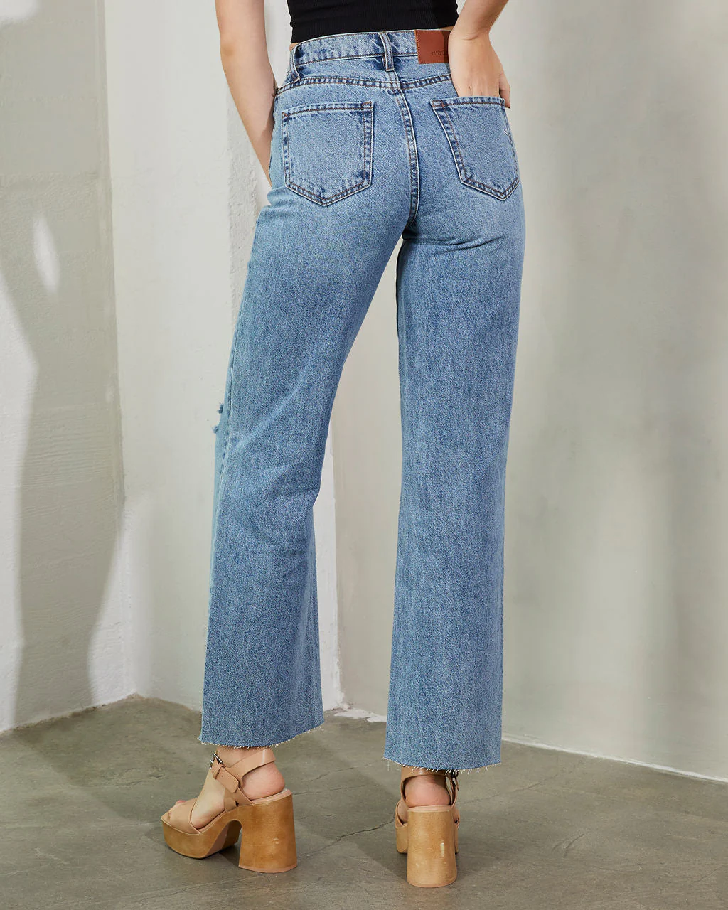 Woolridge High Rise Straight Leg Jeans - Image 6
