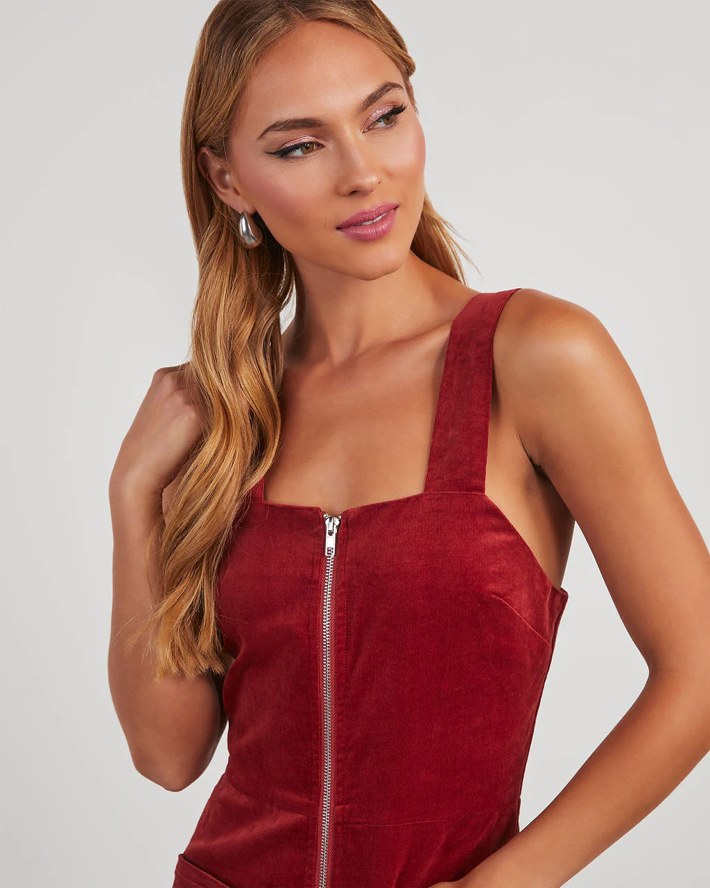 Zachary Corduroy Sleeveless Jumpsuit - Image 9