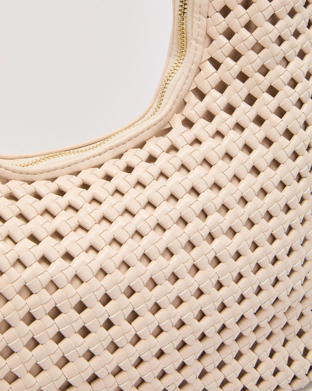 Zarae Woven Vegan Leather Tote Bag - Image 6