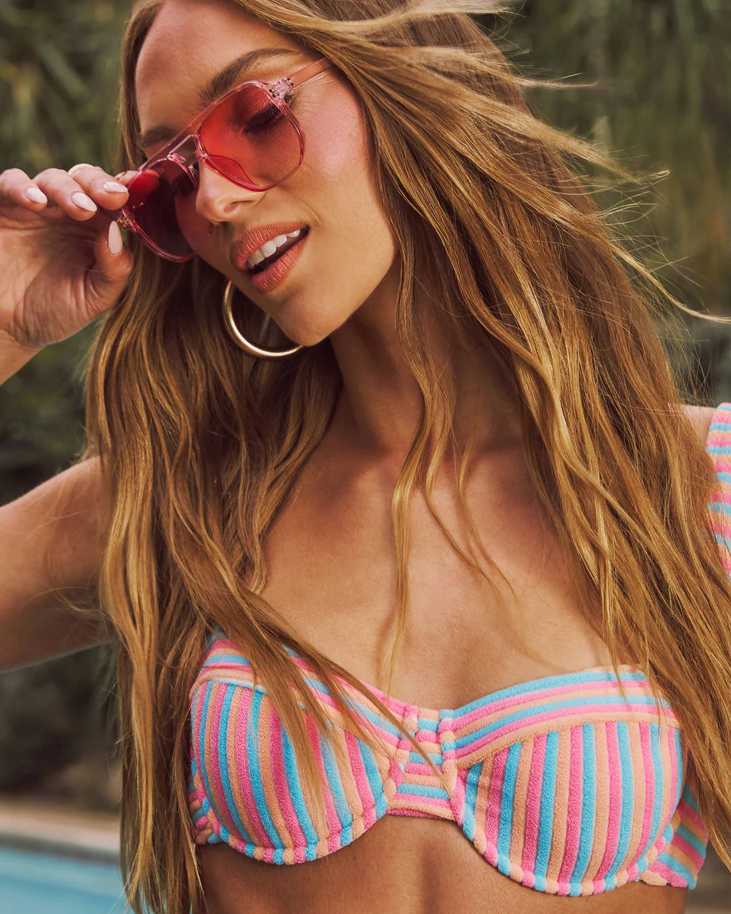 Zelie Tinted Aviator Sunglasses - Image 7