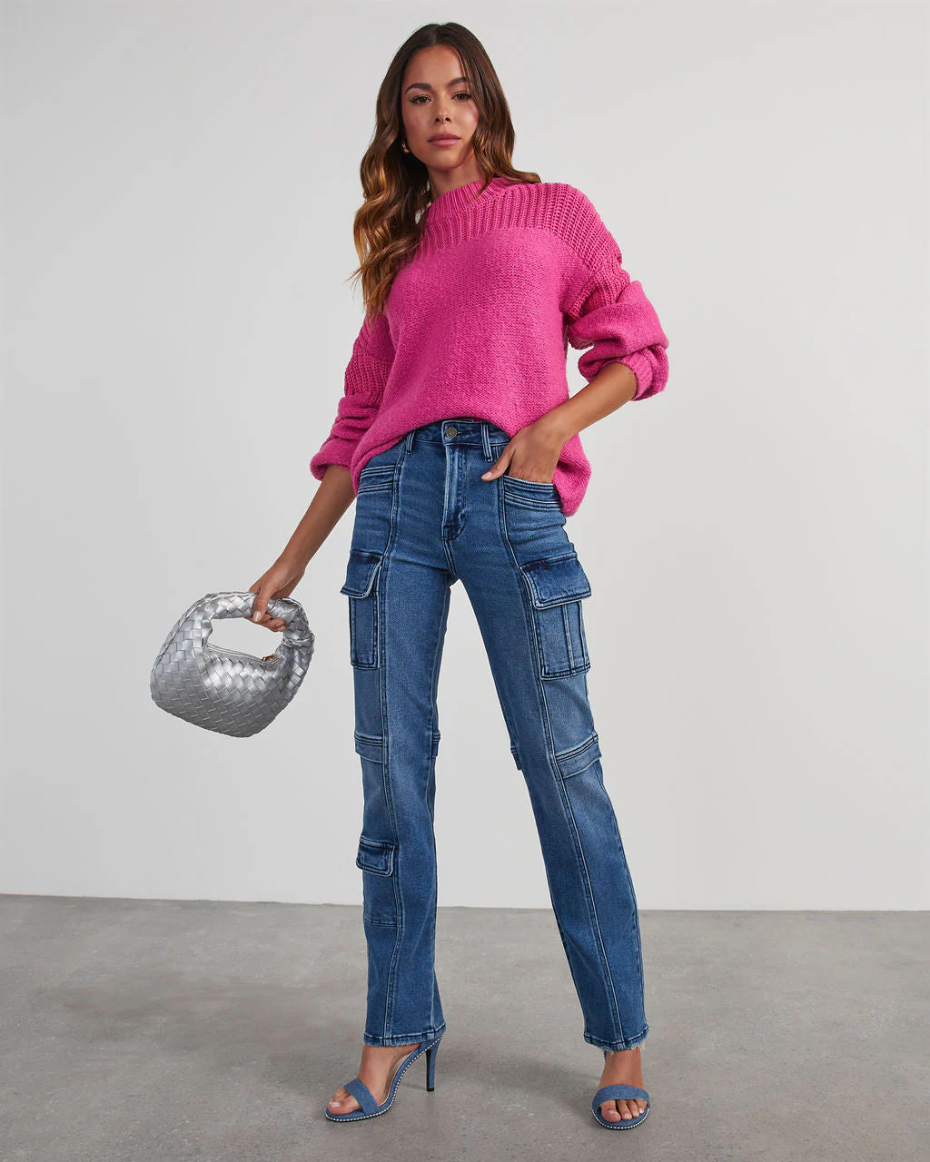 Zhaire Super Stretch High Rise Straight Jeans - Image 12