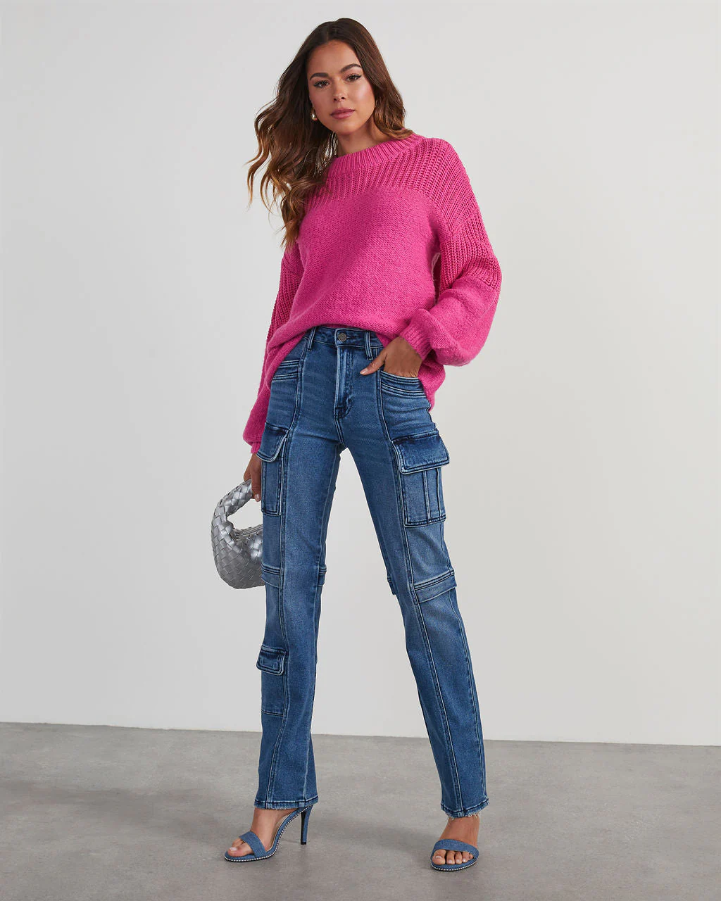Zhaire Super Stretch High Rise Straight Jeans - Image 15