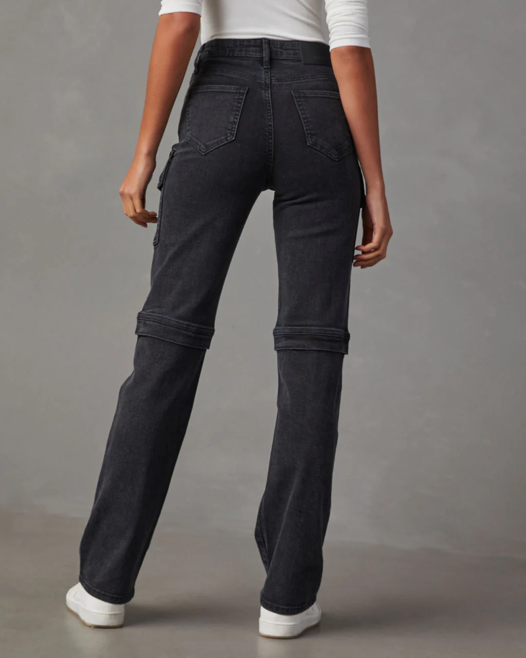 Zhaire Super Stretch High Rise Straight Jeans - Image 4