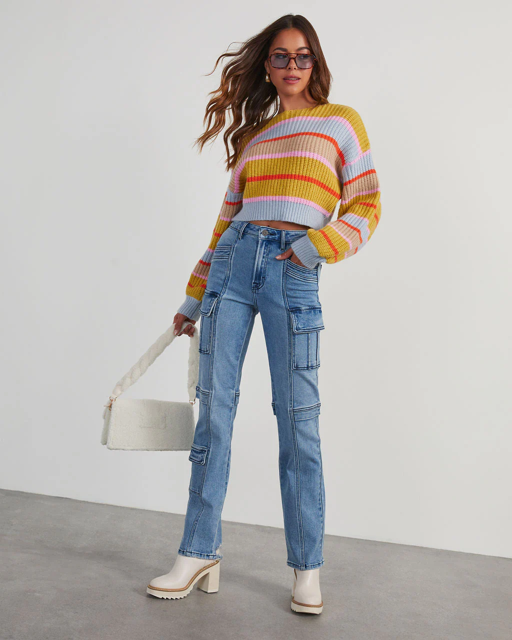 Zhaire Super Stretch High Rise Straight Jeans - Image 6