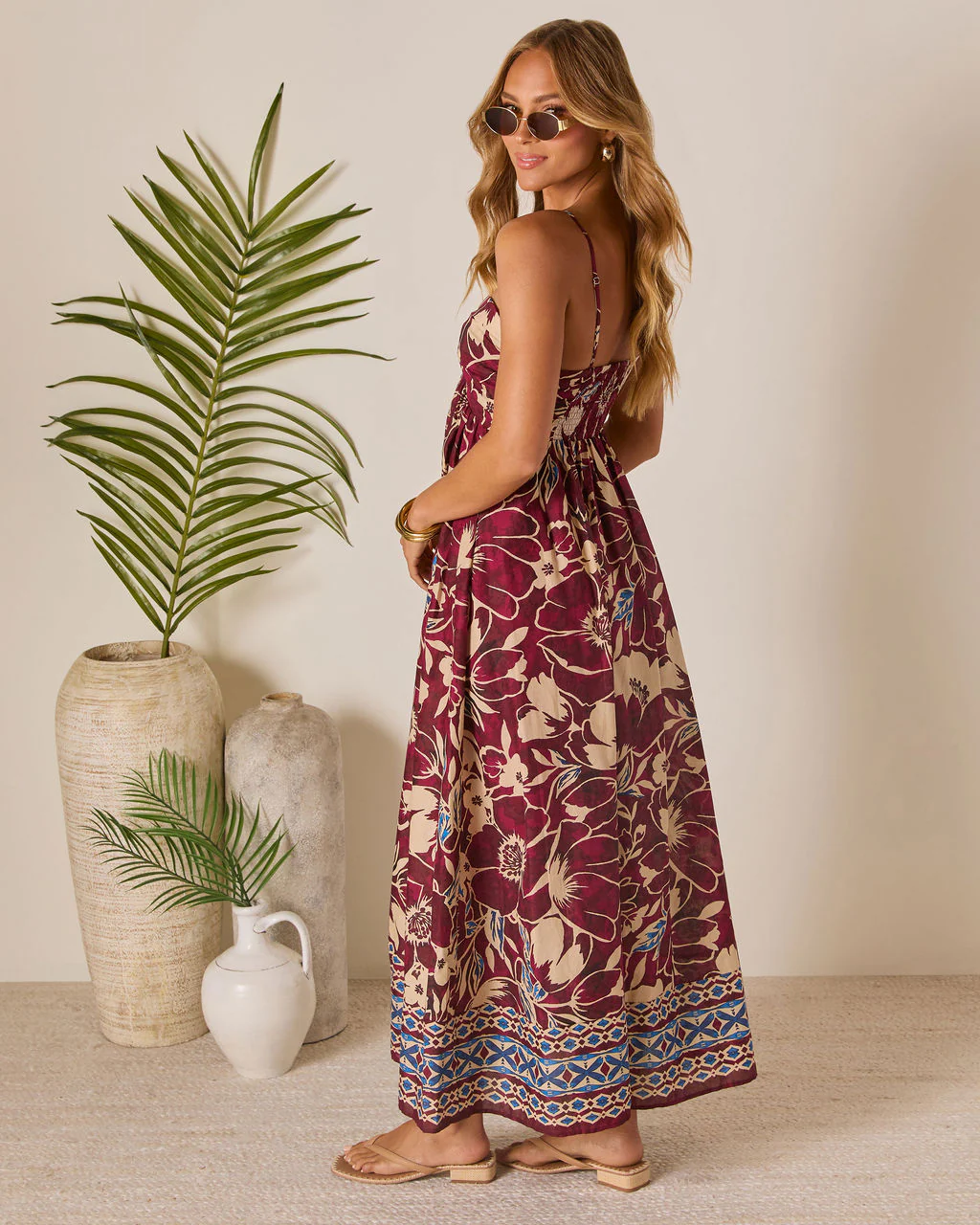 Sunset Tropics Empire Maxi Dress - Image 4