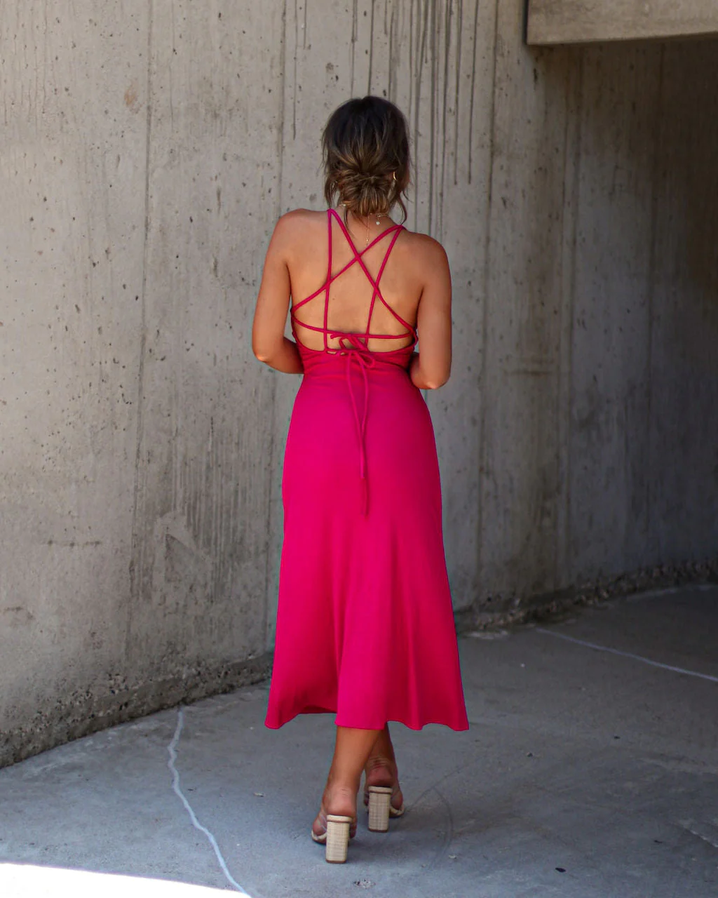 Zya Ruched Midi Dress - Image 5